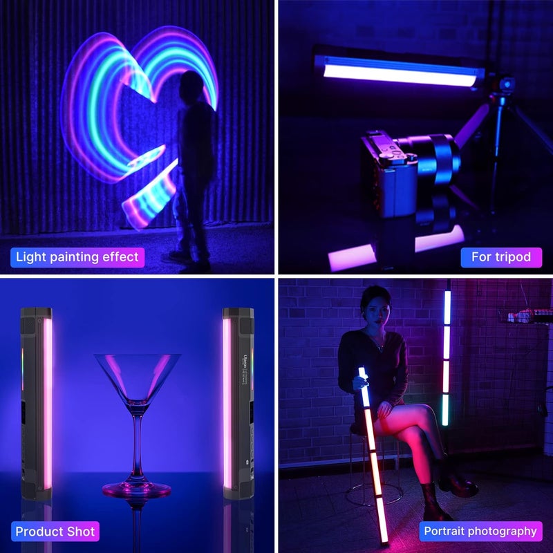 PICTRON ULANZI VL110 RGB Light Wand, Handheld Light Stick Camera LED Video Tube Light Bar, 2500-9000K Dimmable, 2600mAh Battry CRI 95+ with Magnetic Attraction for Photography Vlog TIK Tok - Image 3